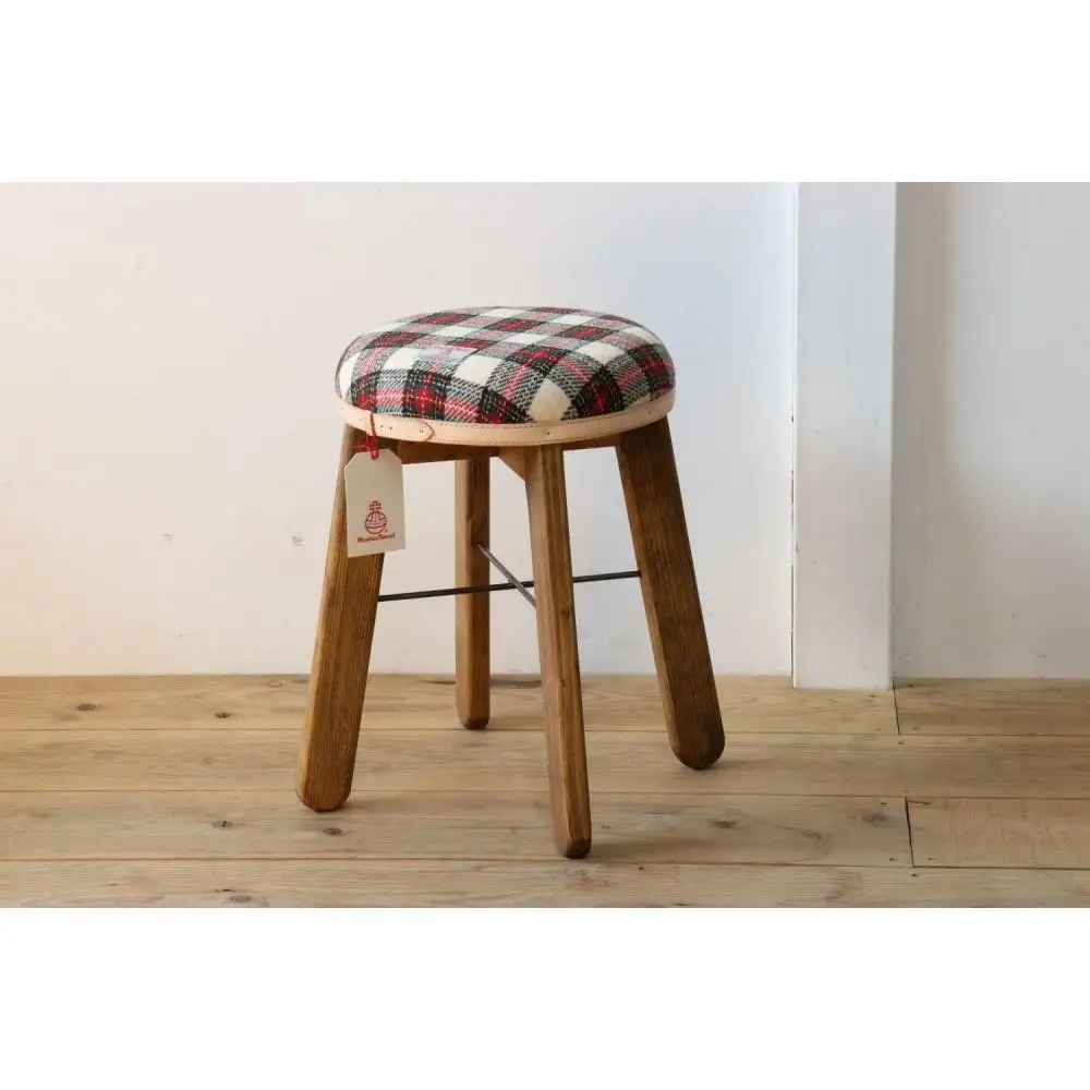 ハイスツール 【イタリアンチェック】HARRIS TWEED（ハリスツイード）家具