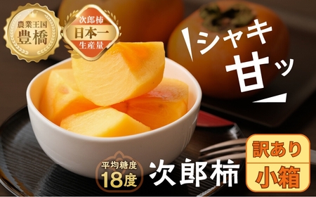 次郎柿 小箱 約16個 訳あり 豊橋 柿
