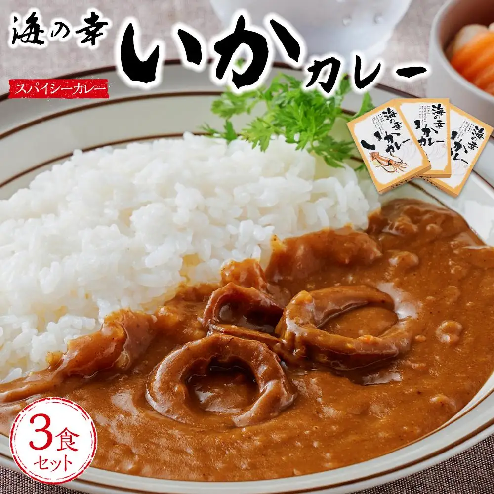 海の幸　いかカレー 3食セット