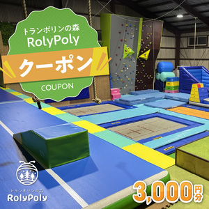 『トランポリンの森 RolyPoly』で使えるクーポン（3,000円）[152T04]