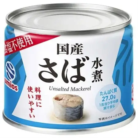 umios さば水煮 食塩不使用 190g×24個_惣菜・加工品 魚 缶詰・瓶詰 _【配送不可地域：離島】【1544134】