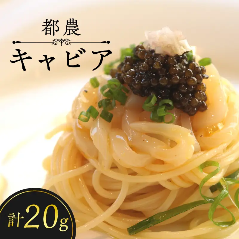 【2週間以内発送】都農キャビア(計20g) 魚 魚介 魚卵 国産_T047-0025