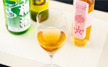 香りを楽しむ樽酒とリキュールのセット