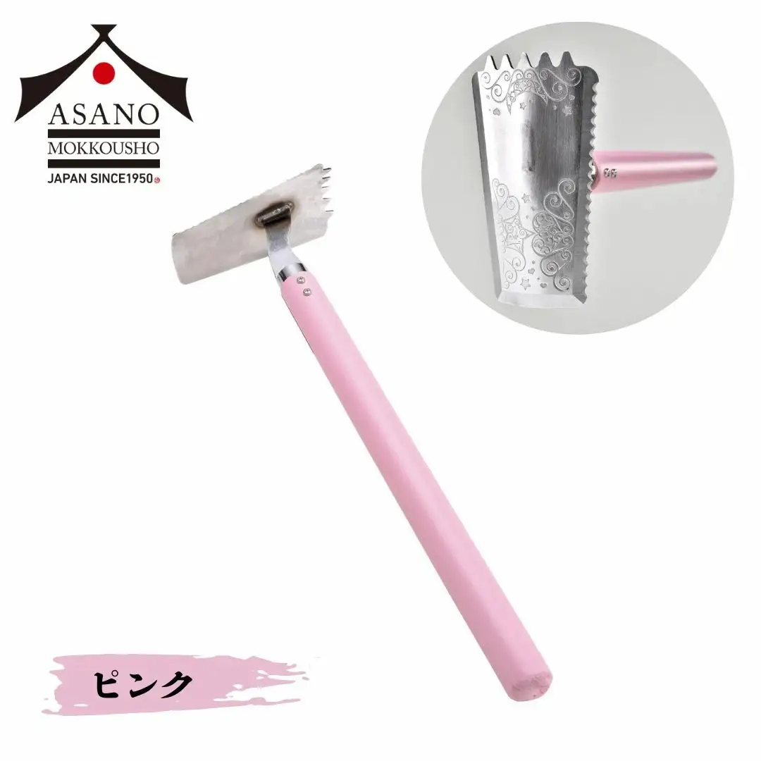 1本6役 草刈り鎌&鍬 マジックワンド ピンク 家庭菜園 農作業 燕三条製 [浅野木工所] 【010S535】