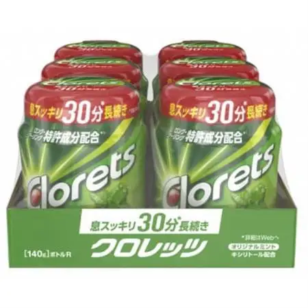 モンデリーズ クロレッツ オリジナルミントボトル 140g ×6個_惣菜・加工品   _【1537805】