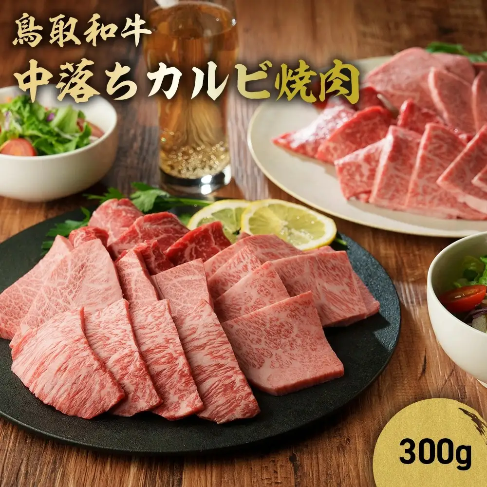 鳥取和牛 中落ちカルビ焼肉 （300g） 牛肉 焼肉 カルビ 和牛 KR477