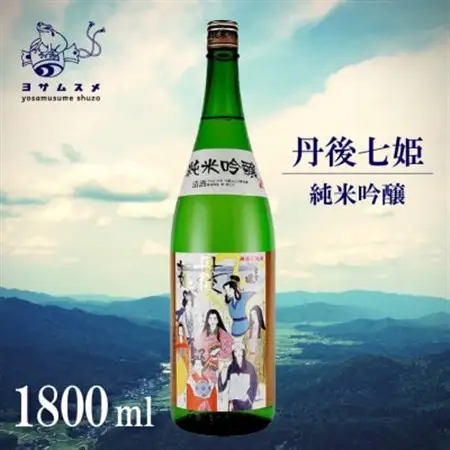 丹後七姫 純米吟醸 1800ml 優しい甘口の、丹後の姫をモチーフにした日本酒_酒・アルコール 純米吟醸 日本酒 sake サケ_【1548595】