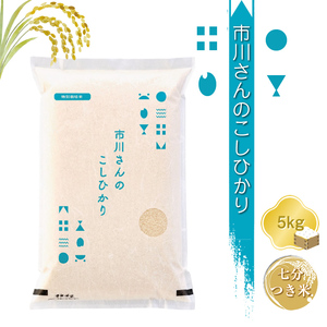 【令和7年産・7分つき米5kg】特別栽培米 市川さんのこしひかり こしひかり 信州 こしひかり コシヒカリ 長野県 佐久市