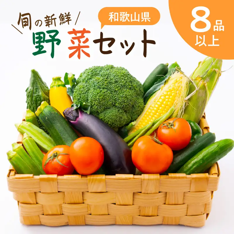 【1170-1】旬の新鮮野菜セットたっぷり8種以上