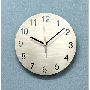 ステンレス 掛け時計 ブラック インテリア モダン スタイリッシュ 時計【雑貨 日用品 人気 おすすめ 】