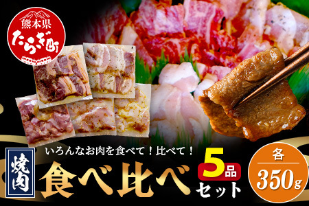 【数量限定】村上精肉店の味付き焼肉5品セット 計1.75kg 021-0669