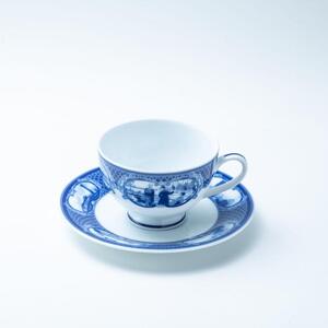 タカラダオリジナル・横浜Before&Nowティー・コーヒー兼用カップ＆ソーサー ALW0007