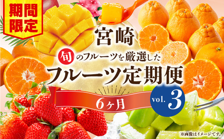 【数量・期間限定】旬のフルーツ6ヶ月定期便vol.3 果物定期便 くだもの フルーツ 定期便 マンゴー みかん いちご