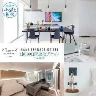 NAMI TERRACE GEISEI 1棟(Cannes カンヌ) 30日間連泊チケット 