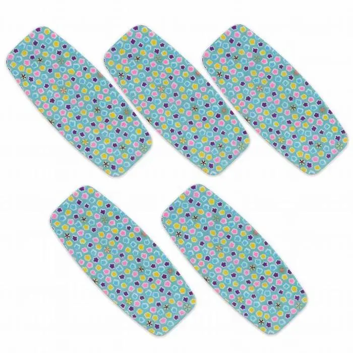 友禅和紙おしぼりトレー 5枚セット 桜 金平糖 水色 タツクラフト 【Tk31】