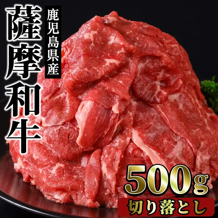 No.1142-A 薩摩和牛切り落とし(500g×1P) 国産 九州産 牛肉 和牛 薩摩和牛 赤身 焼き肉 焼肉 期間限定 切り落とし 切り落し 切落し 冷凍【さつま屋産業】