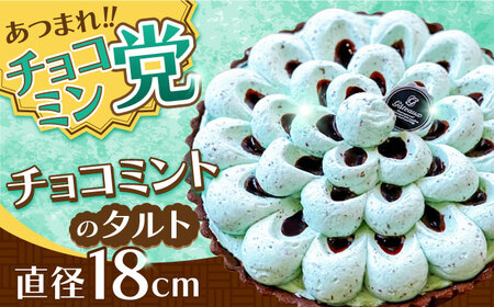 【2026年4月〜発送】チョコミントのタルトケーキ [SAA027] ケーキ