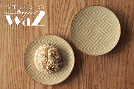 【陶器市特集】【波佐見焼】SHINOGI 5寸皿 2点セット 黄瀬戸【studio wani】[MB64]