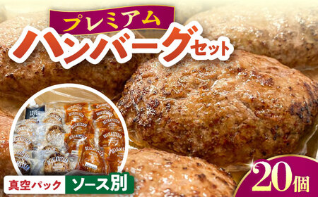 プレミアムハンバーグセット ソース入りとソース別付を各10個 ハンバーグ はんばーぐ ハンバーグ はんばーぐ【有限会社横須賀松坂屋】 [AKCY002-1]