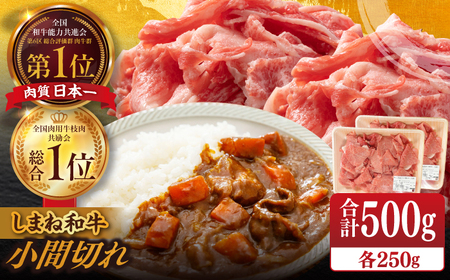肉 【ブランド牛・しまね和牛】小間切れ 250g×2パック カレー・シチュー用 島根県松江市/Do corporation株式会社 [ALFU014] 肉 肉