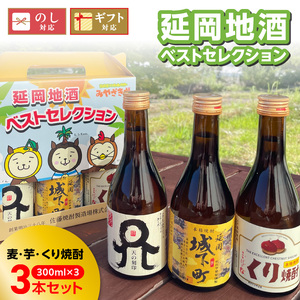 延岡地酒ベストセレクション（麦・芋・くり） N076-YA4432