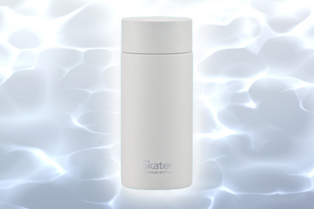 【チタン製マグボトル】 200ml 水筒 保温保冷 ホワイト スケーター 水筒 チタン製 マグボトル 22-008