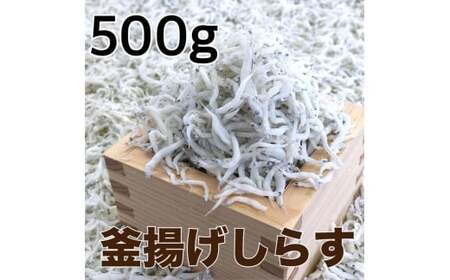 釜揚げしらす500g / シラス 厳選 小分け 冷蔵便【dig011A】