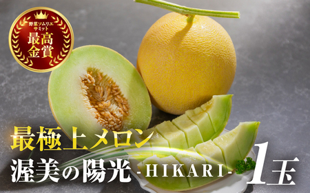 2026年先行予約極上メロン 渥美の陽光-HIKARI- 1玉 メロン