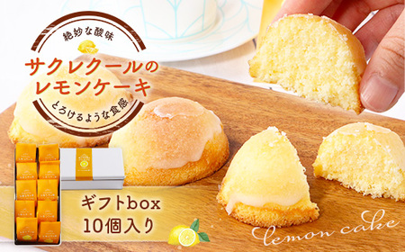 レモンケーキ ギフトbox 10個入り　BJ003