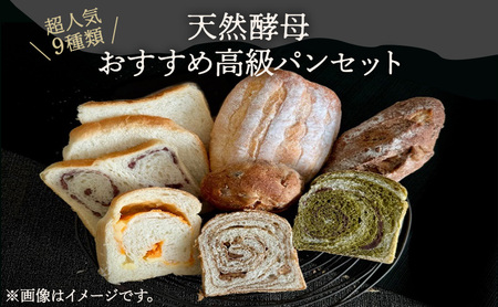 天然酵母 おすすめ高級パン 9種セット（冷凍）【配送不可：離島】 