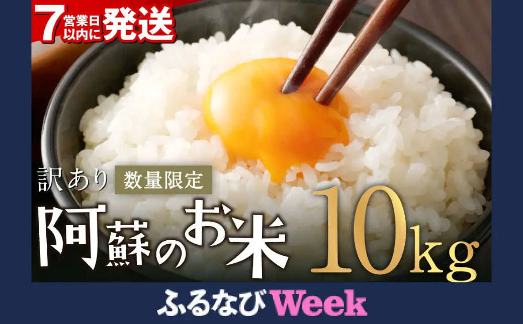 【ふるなびWEEK対象】阿蘇のお米 10kg (5kg×2袋) 【7営業日発送】 精米 お米 米 おすすめ 人気 ランキング
