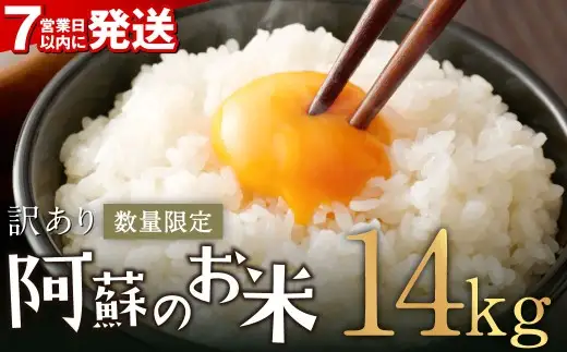 阿蘇のお米 14kg (5kg×2袋+4kg×1袋) 【7営業日発送】 精米 お米 米 おすすめ 人気 ランキング