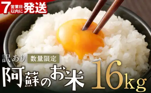 【訳あり】阿蘇のお米 合計16kg (5kg×2袋+6kg×1袋) 【7営業日発送】 精米 お米 米 おすすめ 人気 ランキング