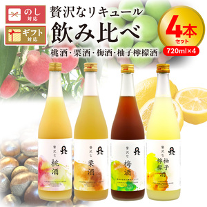 贅沢なリキュール　飲み比べ４本セット N076-YC528