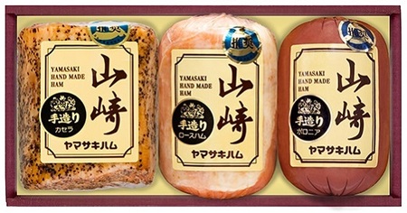 O-53 山崎ハム ハム詰め合せ  カセラハム ロースハム ボロニア 350g 詰め合わせ セット 豚肉 たっぷり  人気 おすすめ 佐賀県 太良町