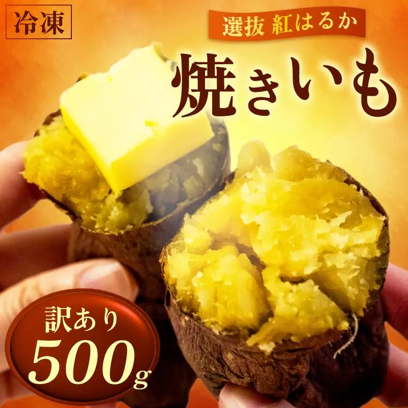 冷凍 焼き芋  選抜 紅はるか やきいも 500g 【田條園】
