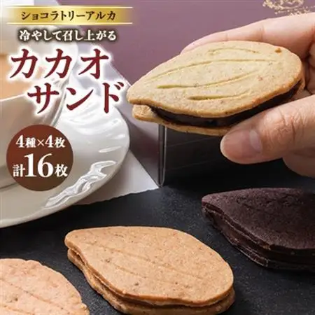 カカオサンド　16個入り_菓子・スイーツ 洋菓子  _【配送不可地域：離島】【1550584】