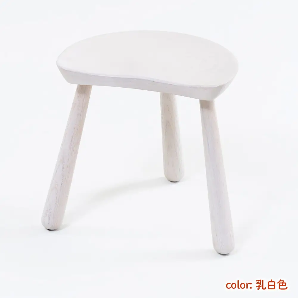 WK58．muku milk stool color（乳白色） No.1027-01