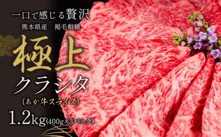 国産 牛肉 あか牛 極上 クラシタ ロース スライス すき焼き しゃぶしゃぶ 鍋   送料無料 肉  1200g   赤牛 あかうし《90日以内に出荷予定(土日祝除く)》 ｜人気の牛肉 国産牛肉 熊本牛肉 ブランド牛肉 特産牛肉