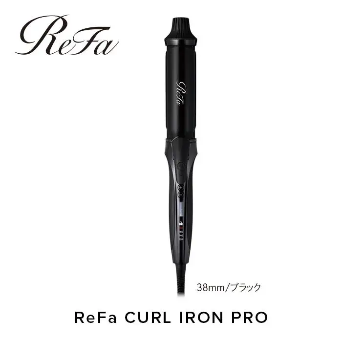 ReFa CURL IRON PRO38【ブラック】 アイロン 家電 美容 リファ アイロン