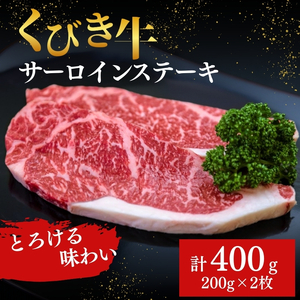 【プロも高評価！】【くびき牛】 サーロインステーキ 200g×2枚 計400g 国産 牛肉 ブランド牛 新潟県産 上越市 深雪の郷・くびき牛