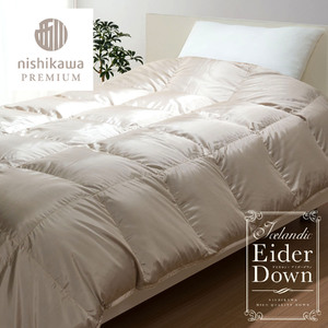 【 nishikawa / 西川 】 羽毛 掛け ふとん アイスランドアイダ―ダウン シングル 【P333W】 羽毛布団 ふとん