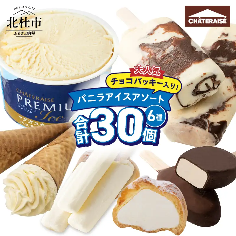 【シャトレーゼ】バニラアイス バラエティセット　アイスクリーム チョコバッキー [h028]