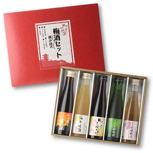 【リカーマウンテン】梅酒セット はんなり京梅酒 180ml×5本  飲み比べセット 北川本家［ 京都 お酒 梅酒 梅 リカマン 人気 おすすめ 定番 おいしい ギフト プレゼント 贈答 ご自宅用 お取り寄せ ］ 