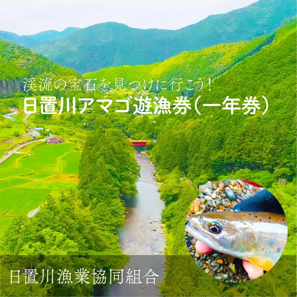 2026年度 日置川アマゴ遊漁券（一年券）