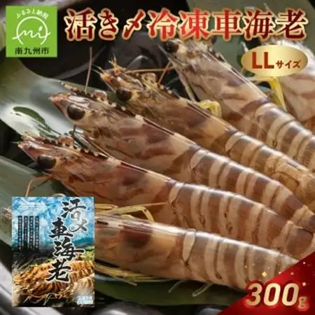 活き〆冷凍車海老LLサイズ【配送不可地域：離島】【1186180】