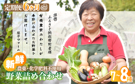 ＜6ヵ月定期便＞旬の野菜詰め合わせ 7～8種 | 野菜セット 詰め合わせ 定期便