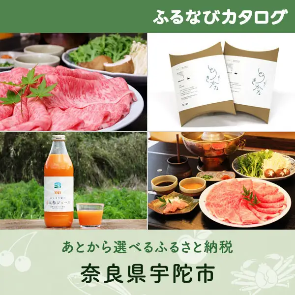 【有効期限なし！後からゆっくり特産品を選べる】奈良県宇陀市カタログポイント