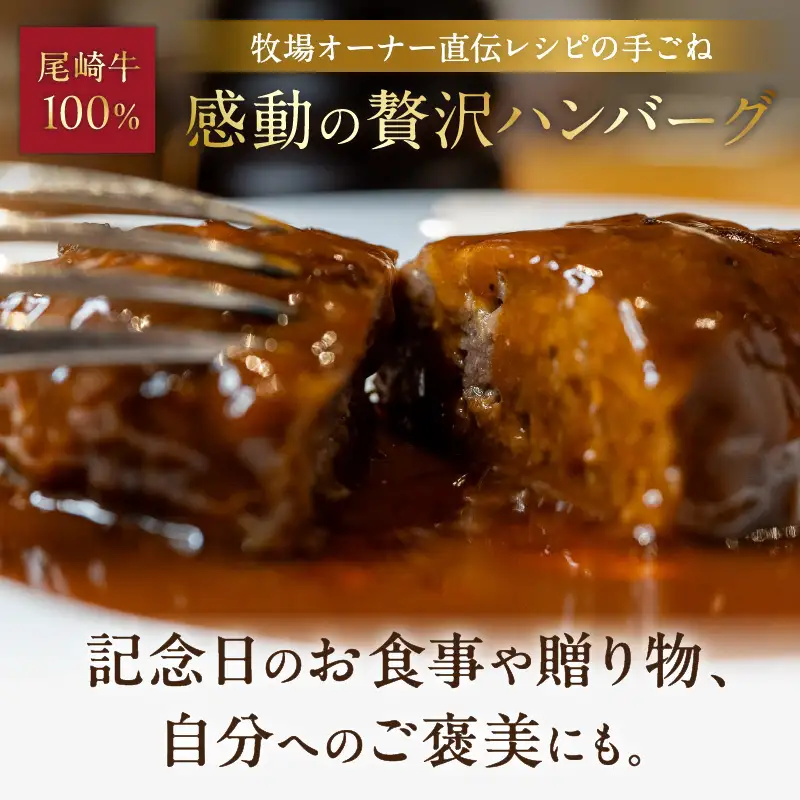 牧場オーナー直伝レシピの手ごね感動の贅沢ハンバーグ180g（ソース別）5個【069-0005】