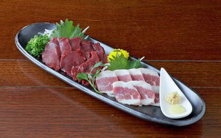 熊本 馬刺し 2種盛り 150g （赤身50g×2個・フタエゴ50g×1個） 馬刺 馬肉 馬 赤身刺し ふたえご 冷凍
